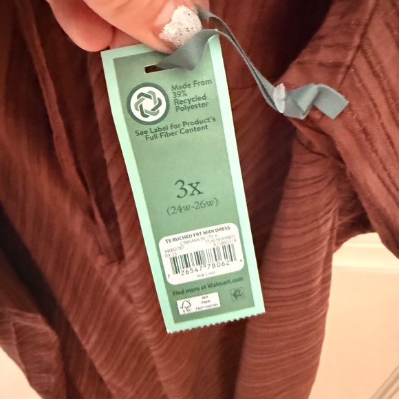 Elegant Brown Maxi Dress - Picture 5 of 6